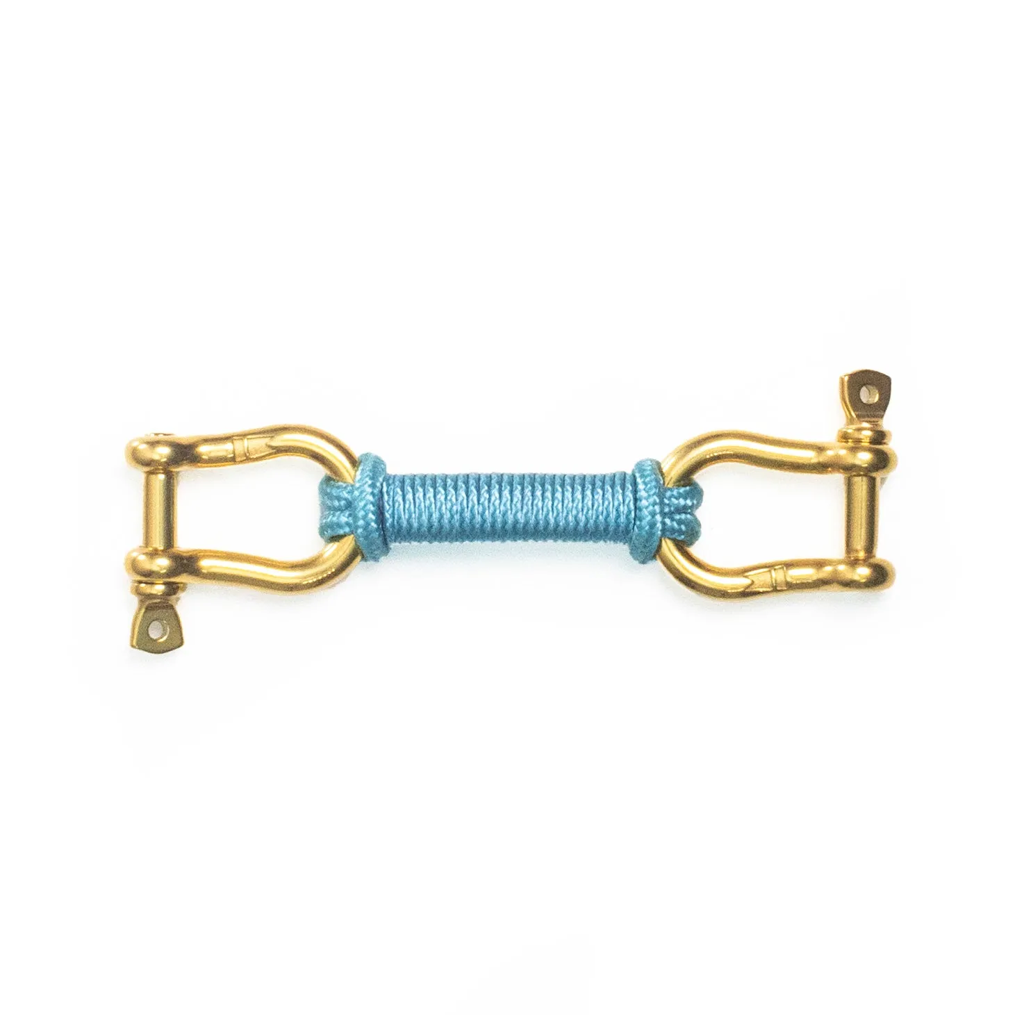 Tide Pool Blue Color Bar - Gold